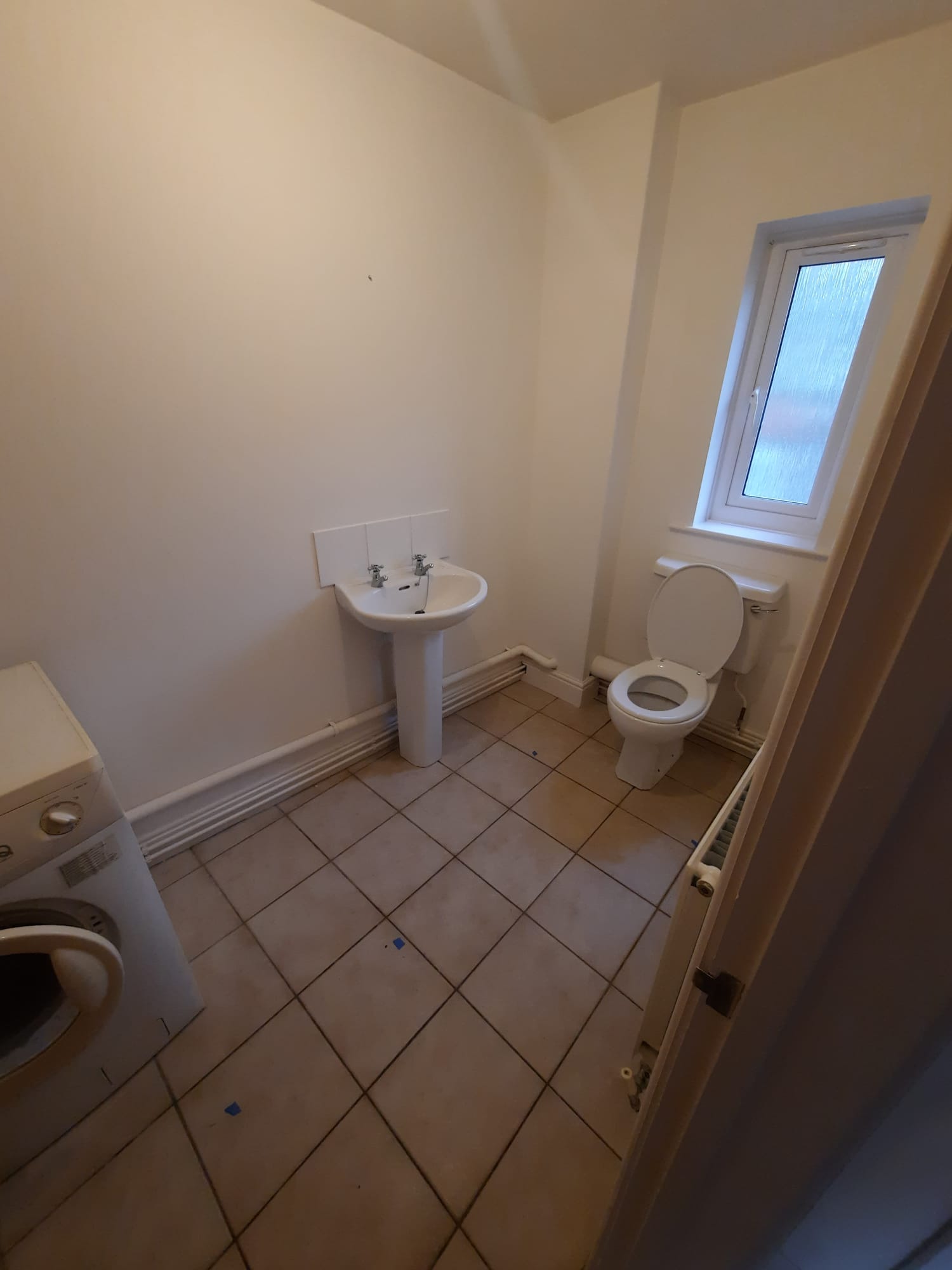 Bathroom and Utility Before and After - H2 Bathrooms Project