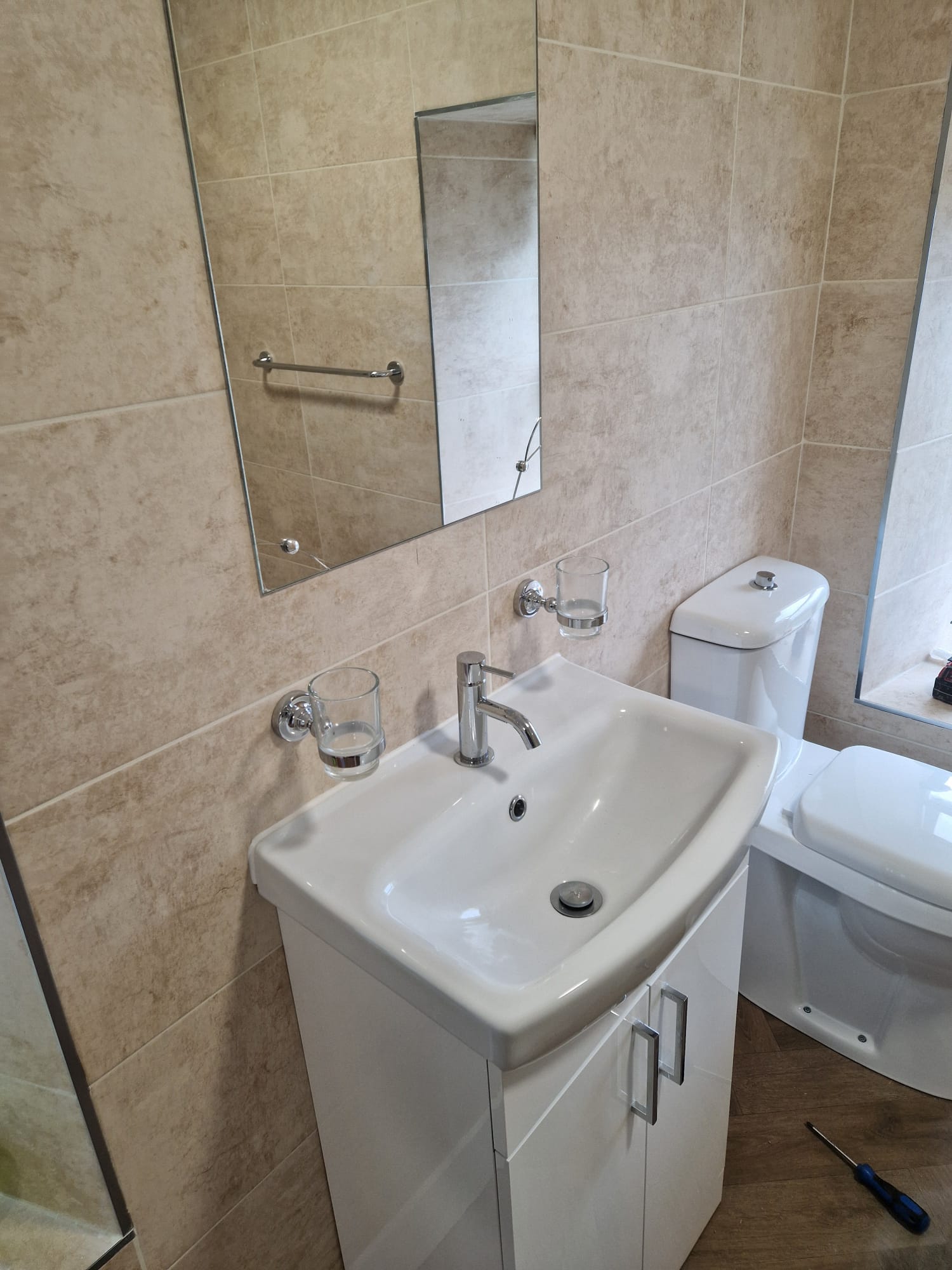 Bathroom Renovation Before and After - H2 Bathrooms Project