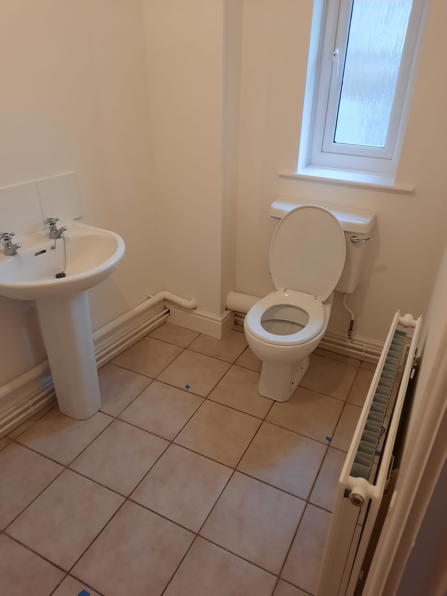 Bathroom and Utility Before and After - H2 Bathrooms Project